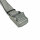HEBELA Zurrgurt mit Klemmschloss HE-7019, 1-teilig 150 daN zulässige Zugkraft, 18 mm Gurtbreite, grau, ohne Etikett, 0,5 m