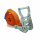 HEBELA Zurrgurt mit Druckratsche HE-7110, 1-teilig 2000 daN zulässige Zugkraft, 35 mm Gurtbreite, orange,3 m